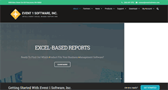 Desktop Screenshot of event1software.com